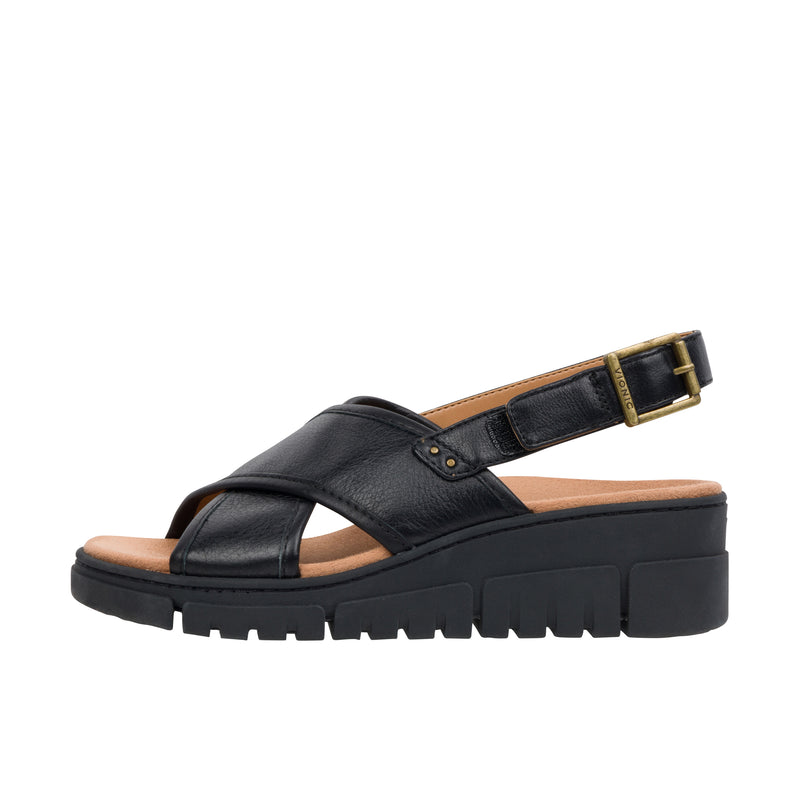 Load image into Gallery viewer, Vionic Journey Wedge Uptown Sonoma Left Profile
