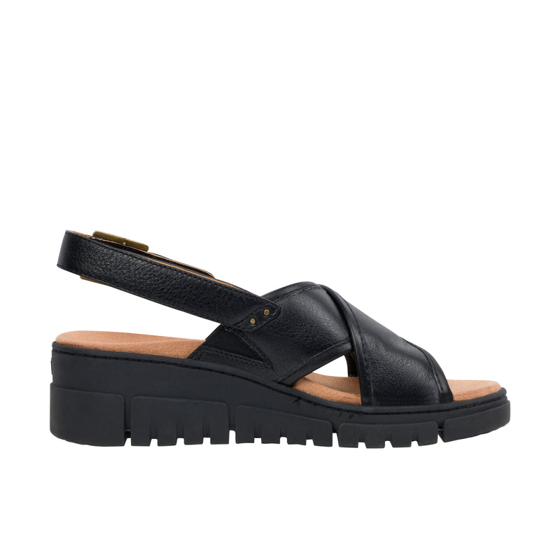 Load image into Gallery viewer, Vionic Journey Wedge Uptown Sonoma Inner Profile
