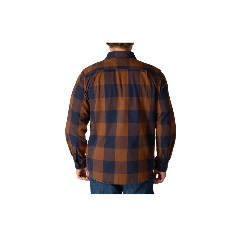 Load image into Gallery viewer, Carhartt Loose Fit Heavyweight Flannel Long Back View
