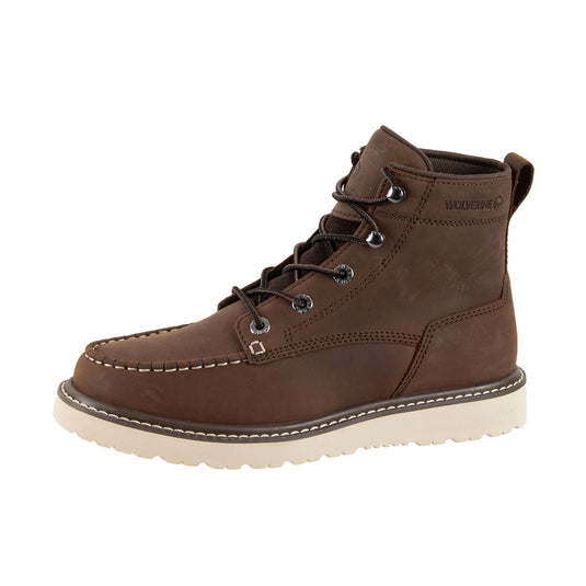 Wolverine Trade Wedge UL Moc 6 in Soft Toe Dark Brown