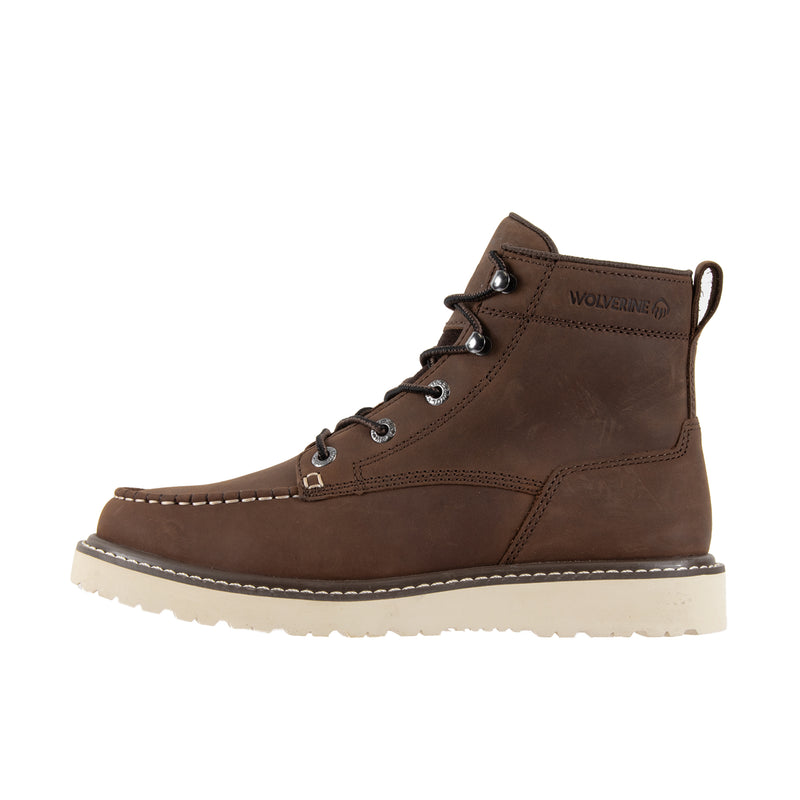Load image into Gallery viewer, Wolverine Trade Wedge UL Moc 6 in Soft Toe Dark Brown
