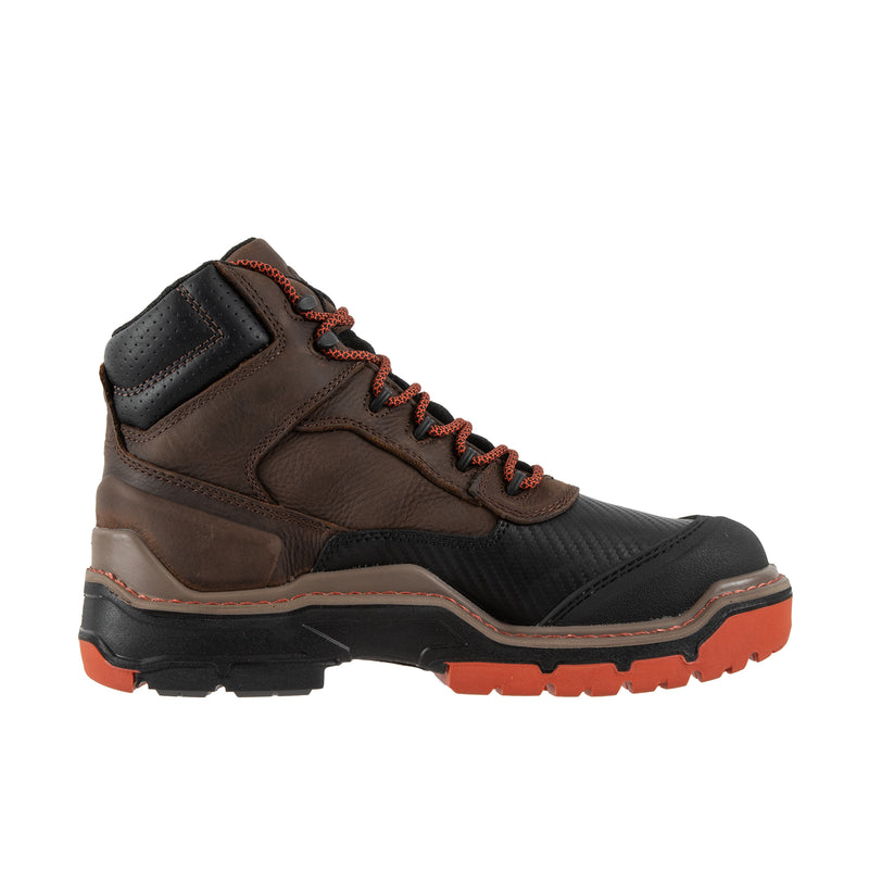 Load image into Gallery viewer, Wolverine Raider Shield Durashock FLX 6 in Composite Toe Dark Brown

