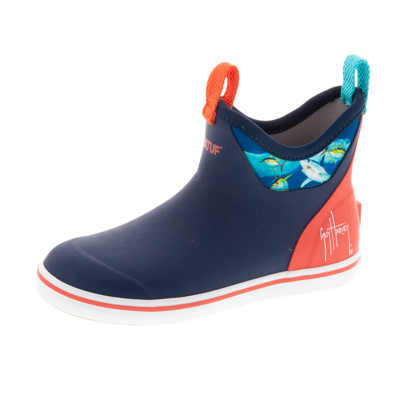 Load image into Gallery viewer, Xtratuf Ankle Deck Boot 6 Inch Left Angle View
