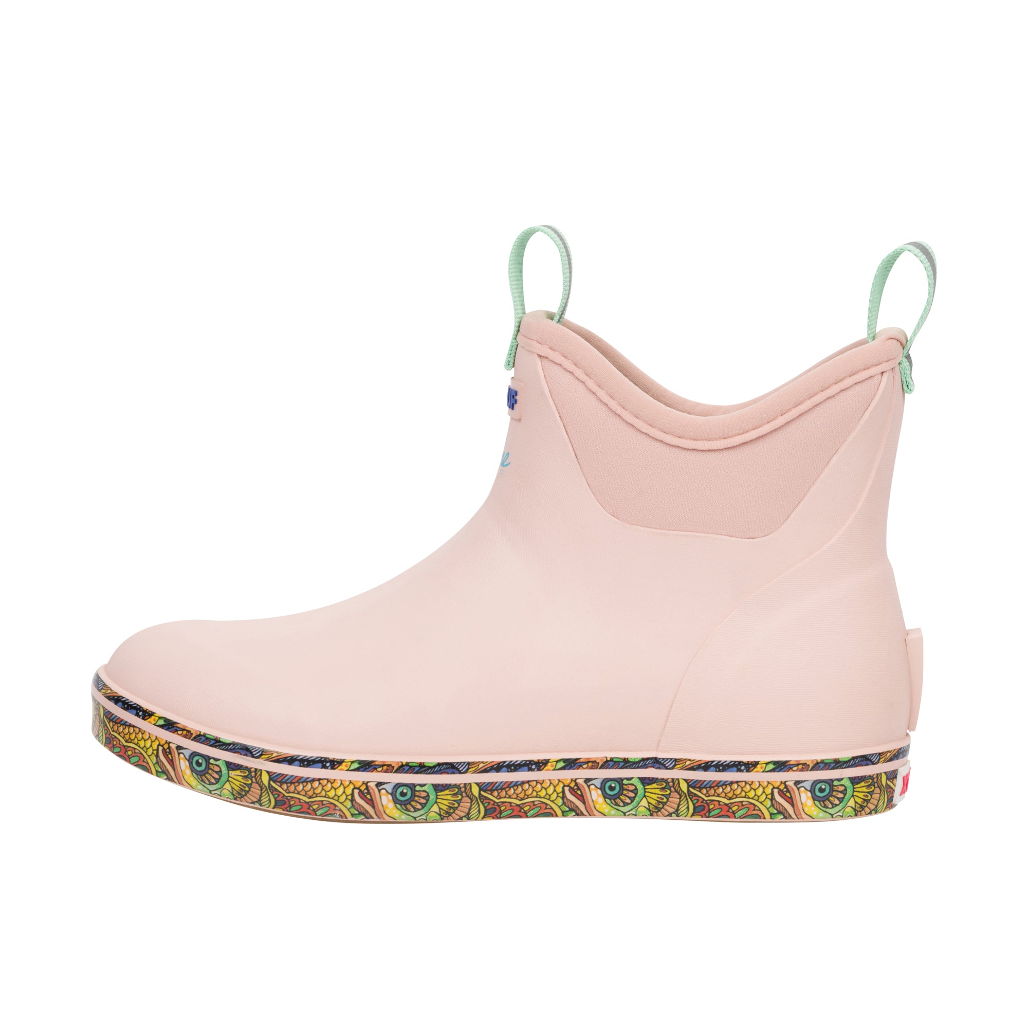 Xtratuf Womens Ankle Deck Boot 6 Inch Cameo Rose/Fishe Tarpon