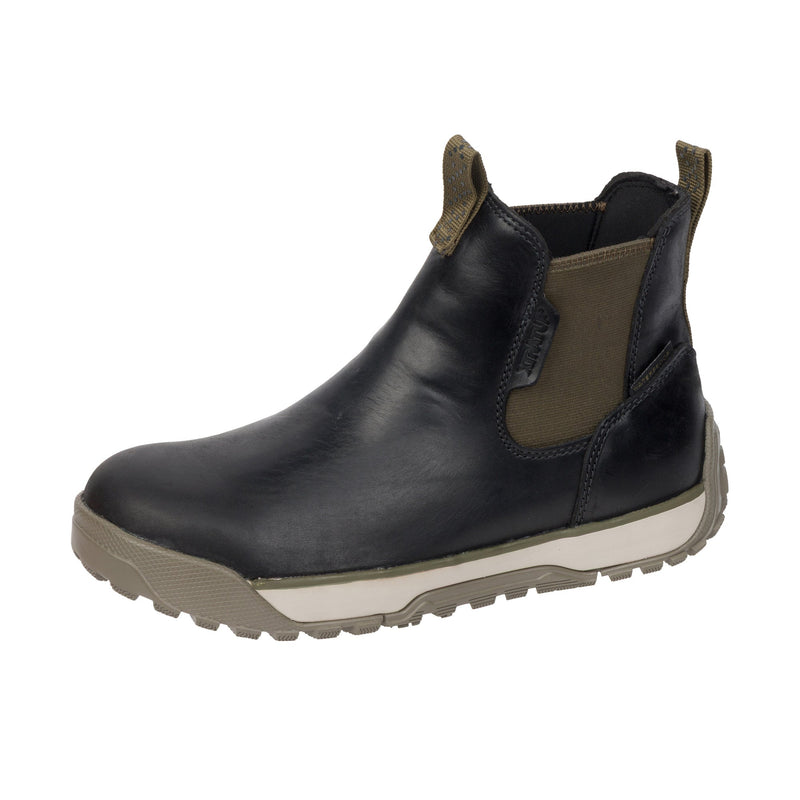 Load image into Gallery viewer, Xtratuf Ankle Deck Boot Leather 6 Inch Pirate Black

