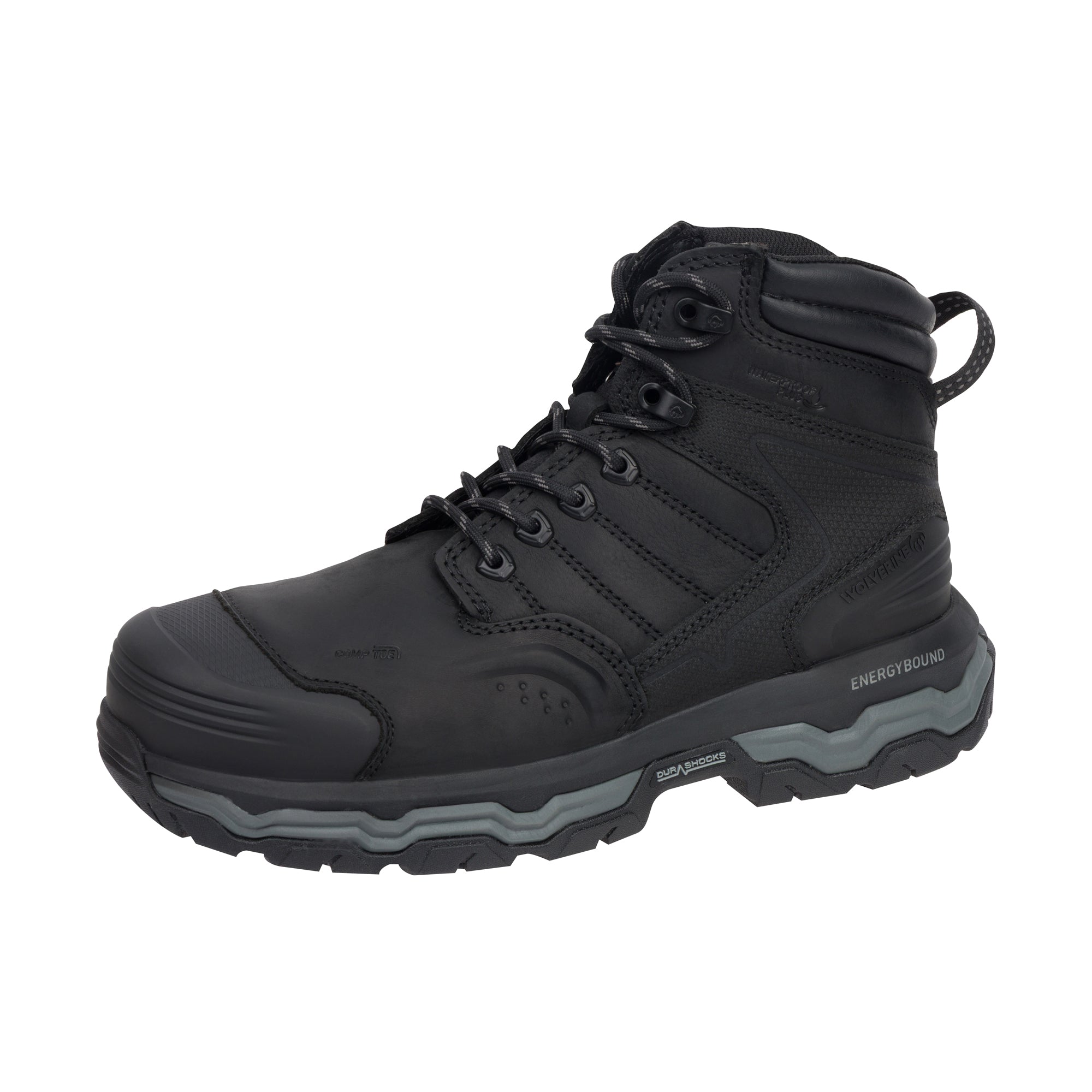 Wolverine Alpha Infinity 6 Inch Composite Toe Black – Shoeteria