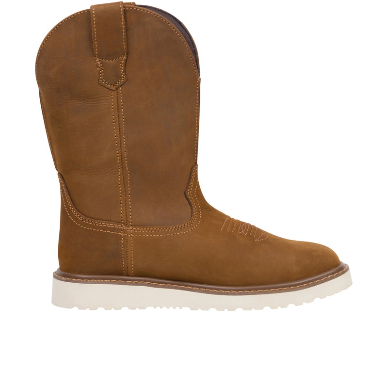 Load image into Gallery viewer, Wolverine Bronc Wedge Wellington Steel Toe Inner Profile
