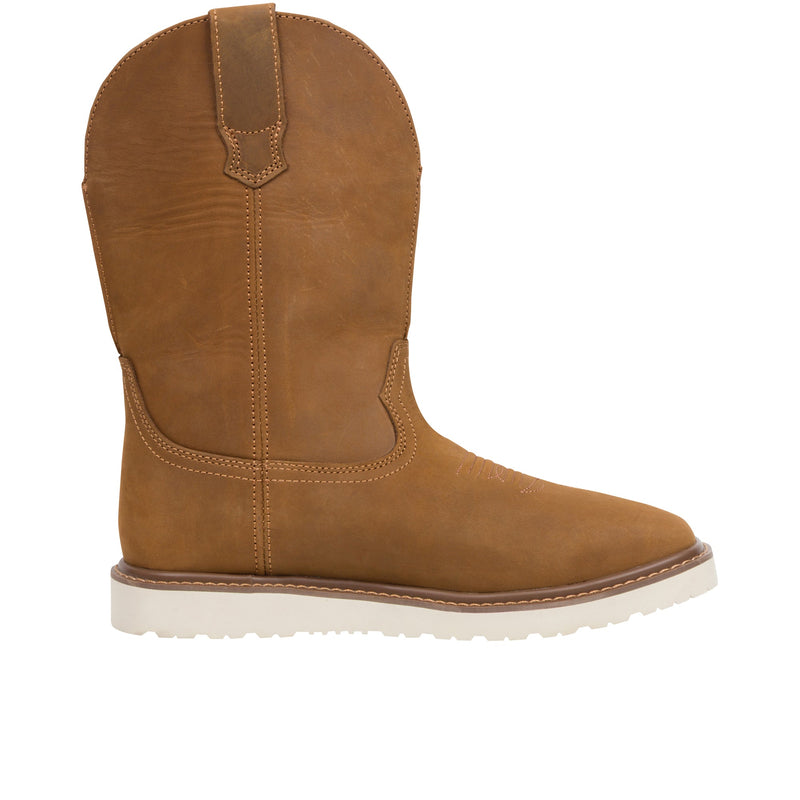 Load image into Gallery viewer, Wolverine Bronc Wedge Wellington Soft Toe Inner Profile
