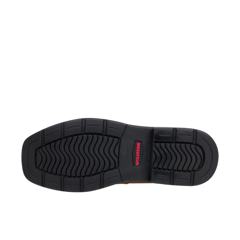 Load image into Gallery viewer, Wolverine Rancher Level Chelsea Steel Toe Bottom View
