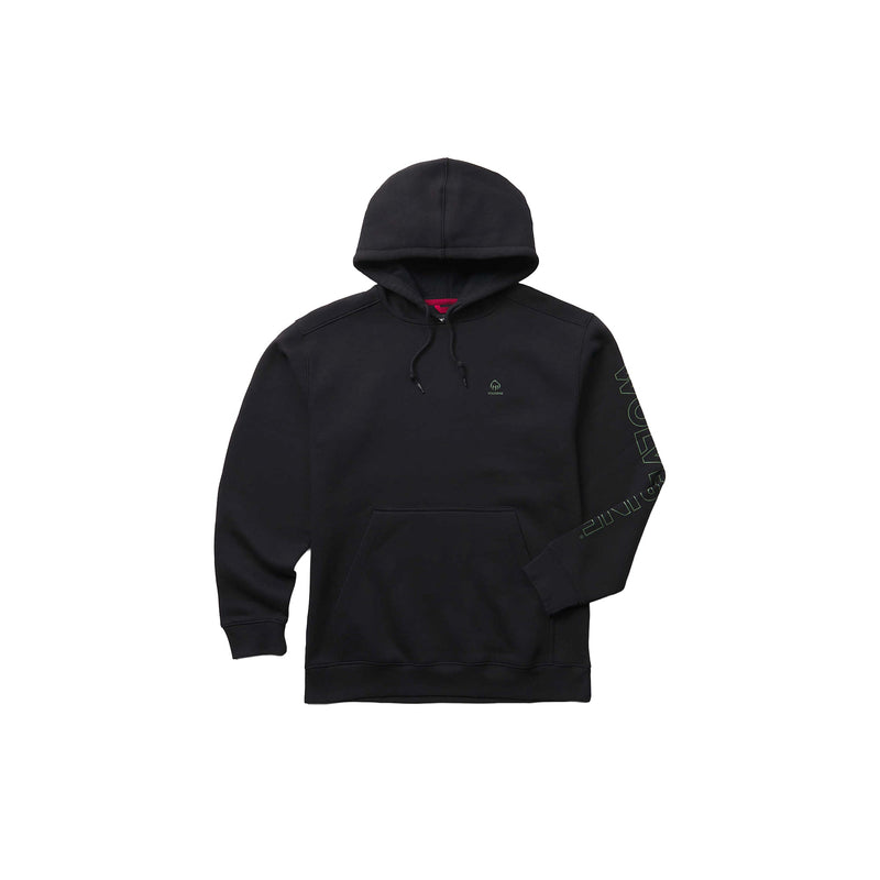 Load image into Gallery viewer, Wolverine Graphic Hoody Sleeve Open Logo Front View

