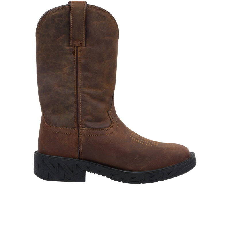 Load image into Gallery viewer, Justin Trencher 11 inch Steel Toe Brown Water Buffalo
