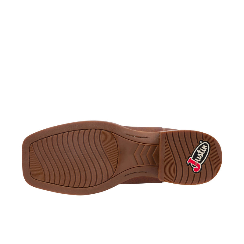 Load image into Gallery viewer, Justin Outlaw 11 Inch Wide Square Toe Rustle Chestnut
