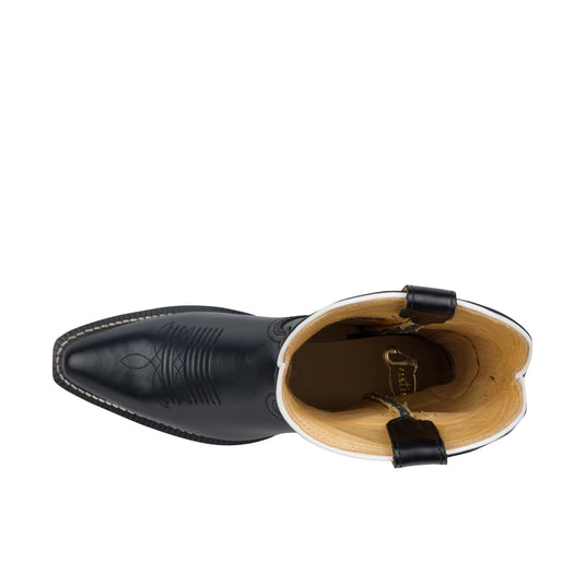 Justin Womens Vintage 13 Inch Snip Toe Faye Black