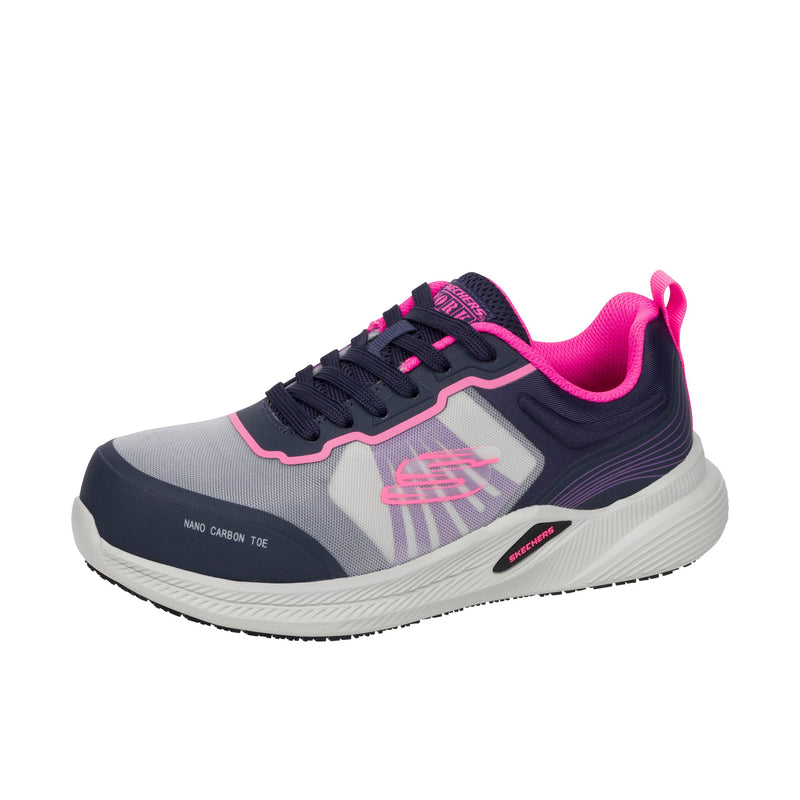 Load image into Gallery viewer, Skechers Womens Carbix - Niyla Carbon Toe Navy/Pink
