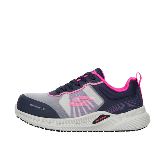Skechers Womens Carbix - Niyla Carbon Toe Navy/Pink