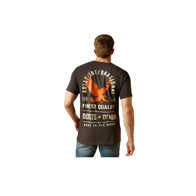 Load image into Gallery viewer, Ariat Ariat Eagle Large Tee Back View
