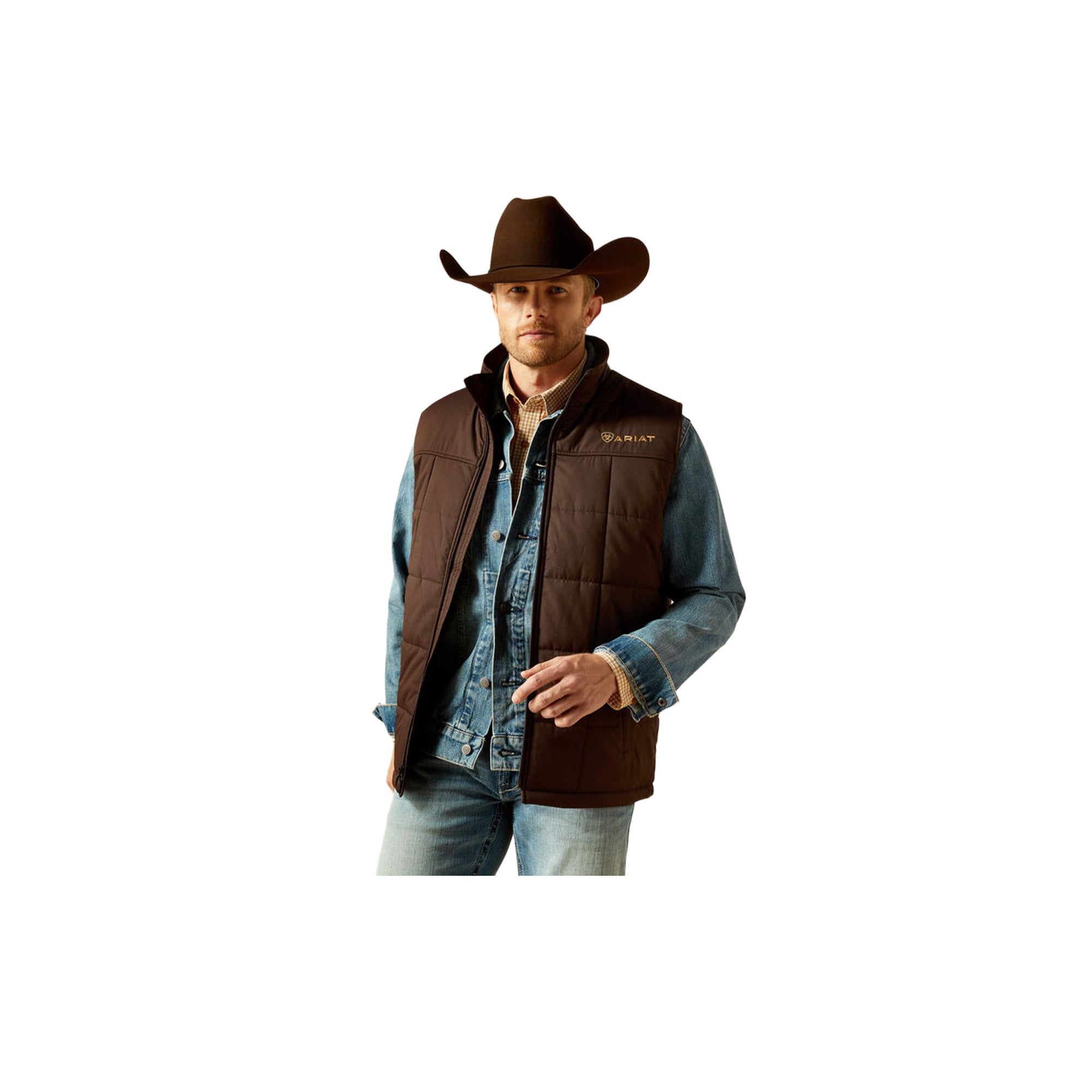 Ariat Crius Insulated Vest Brown