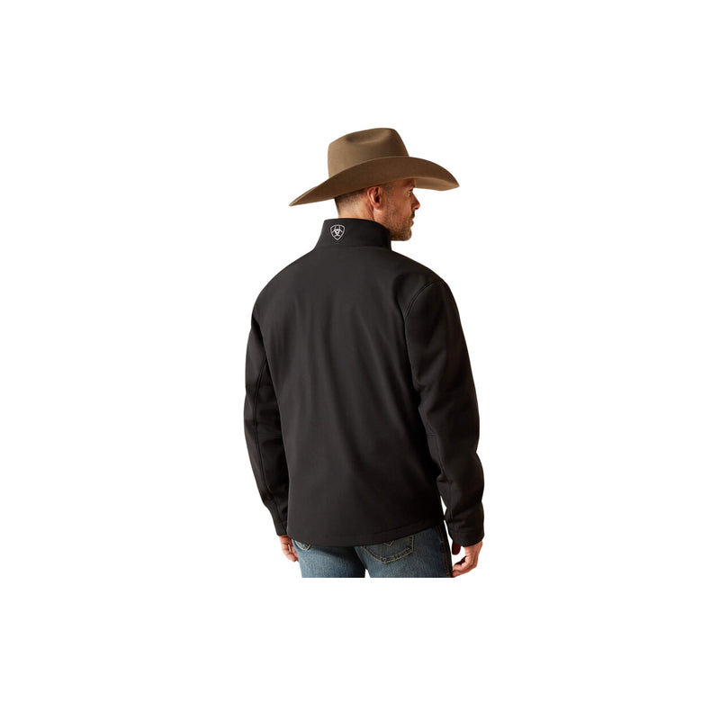 Load image into Gallery viewer, Ariat Logo Softshell Jacket Black
