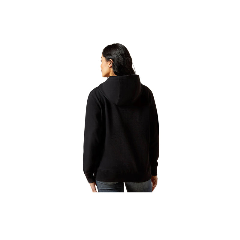 Load image into Gallery viewer, Ariat Booted Logo Hoodie Back View
