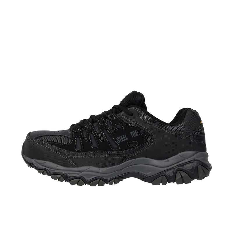 Load image into Gallery viewer, Skechers Cankton (Wide) Steel Toe Black/Charcoal
