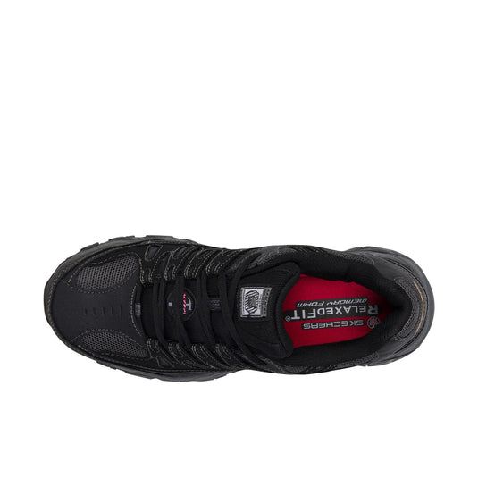 Skechers Cankton (Wide) Steel Toe Black/Charcoal