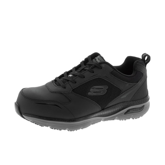 Skechers Arch Fit Sr~Angis Composite Toe Left Angle View