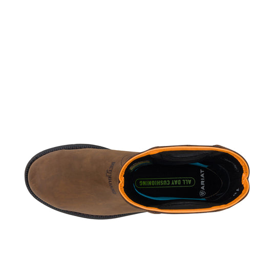 Ariat Longview Shock Shield Pull On H2O Composite Toe Top View