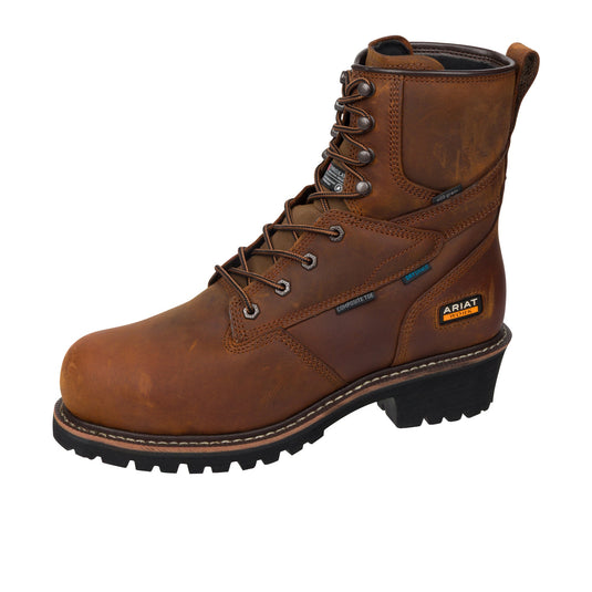 Ariat Logger Shock Shield H2O 400G Composite Toe Copper Brown