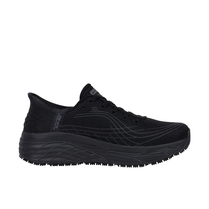 Load image into Gallery viewer, Skechers Womens Slip-ins - Max Cushioning Elite Soft Toe Black
