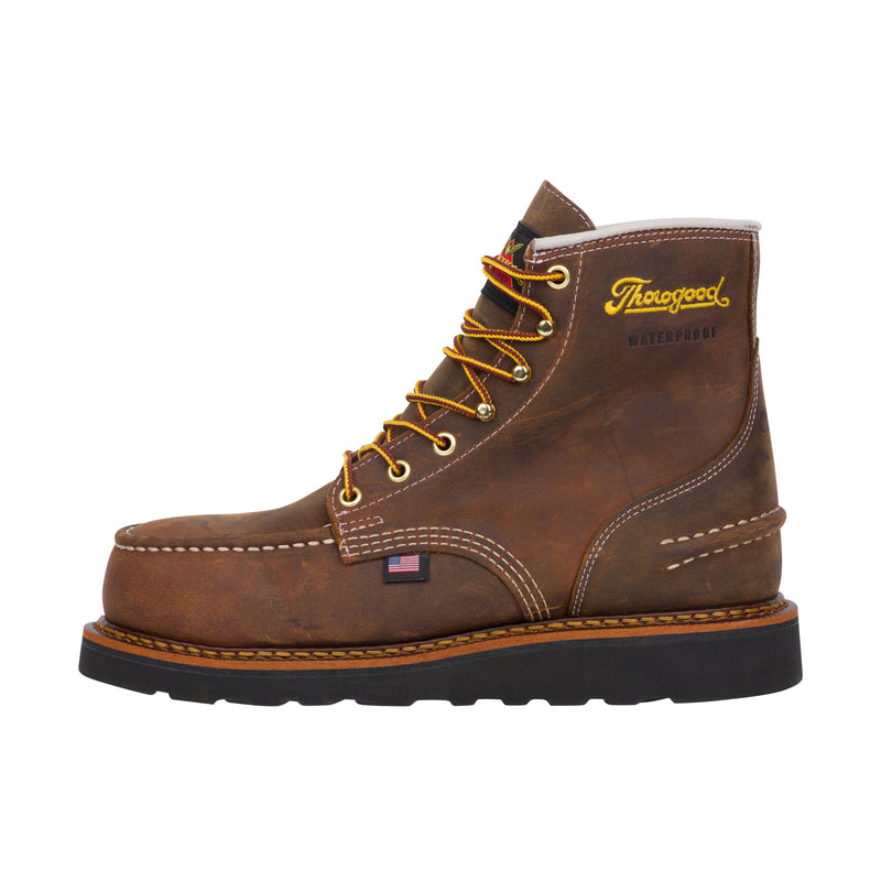 Load image into Gallery viewer, Thorogood 1957 Series 8 Inch Moc Toe Steel Toe Crazy Horse
