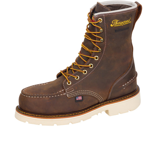 Thorogood 1957 Series 8 Inch Moc Toe 90 Steel Toe Crazy Horse