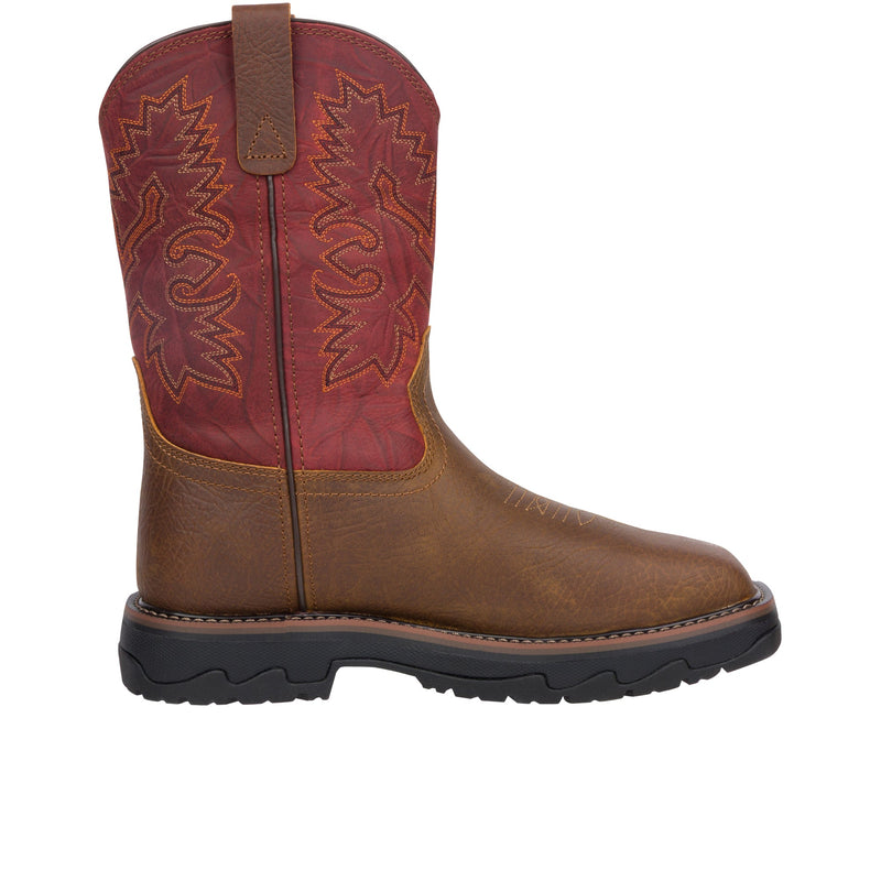Load image into Gallery viewer, Thorogood Buffalo Ridge Square Toe Composite Toe Brown Scarlet
