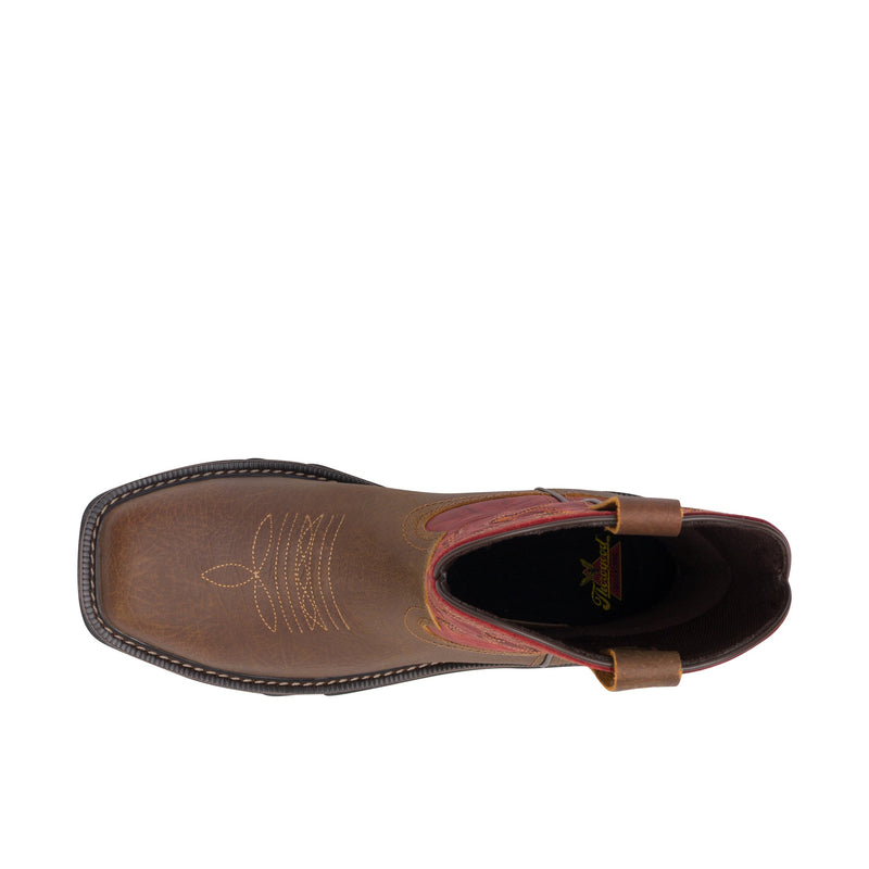 Load image into Gallery viewer, Thorogood Buffalo Ridge Square Toe Composite Toe Brown Scarlet
