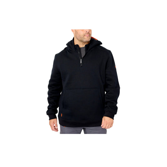 BRUNT The Shevlin Hooded Quarter Zip Front View