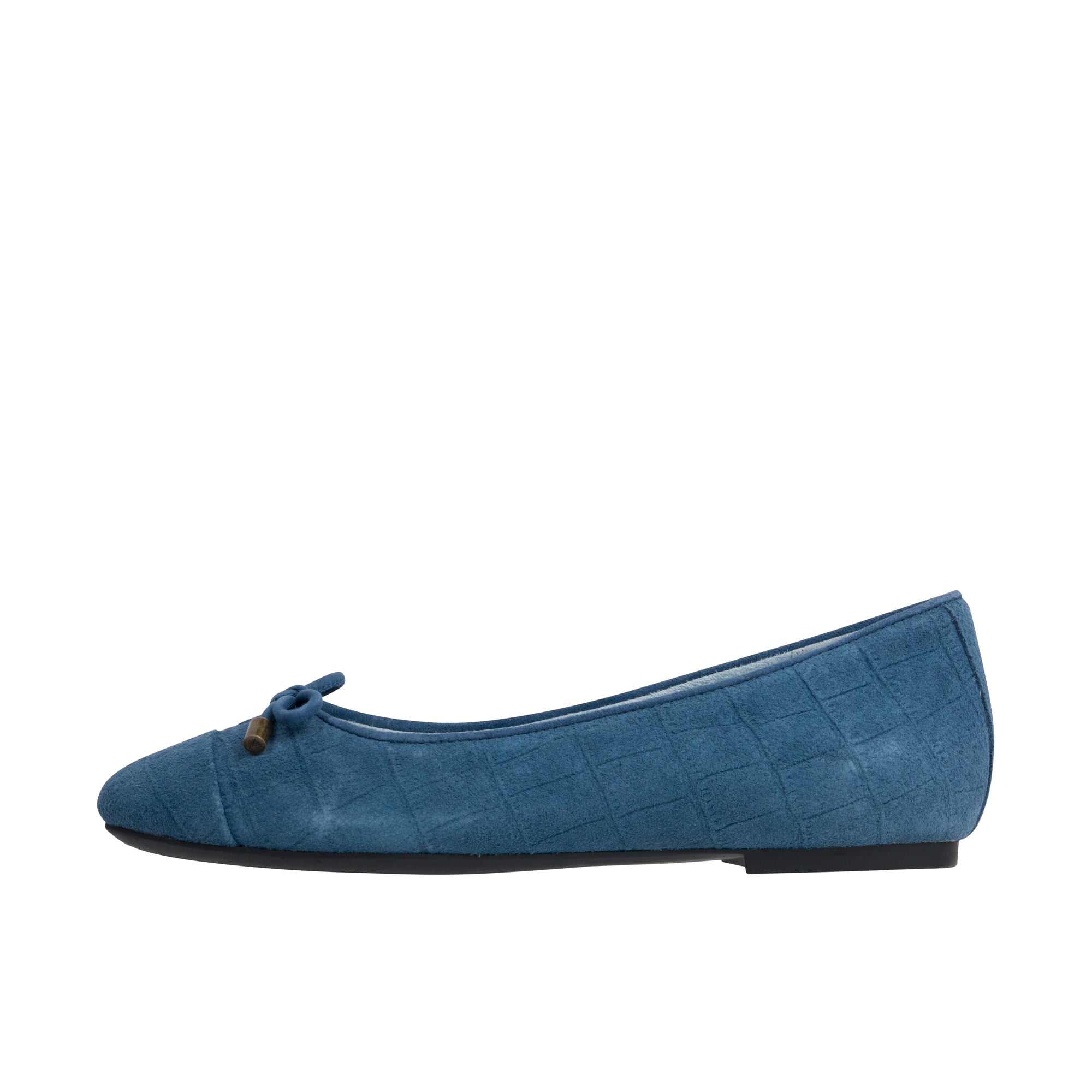 Vionic Womens Klara Ballet Flat Dark Denim