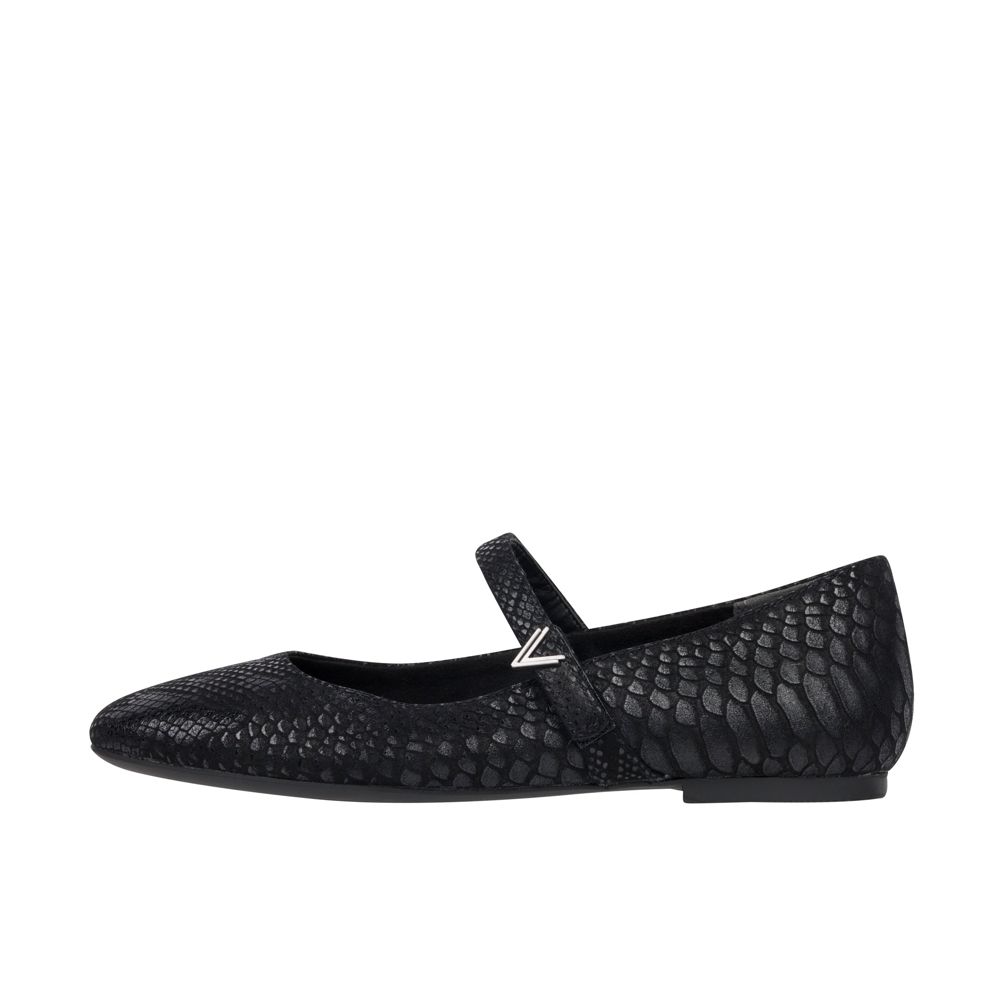 Vionic Womens Alameda Mary Jane Flat Black