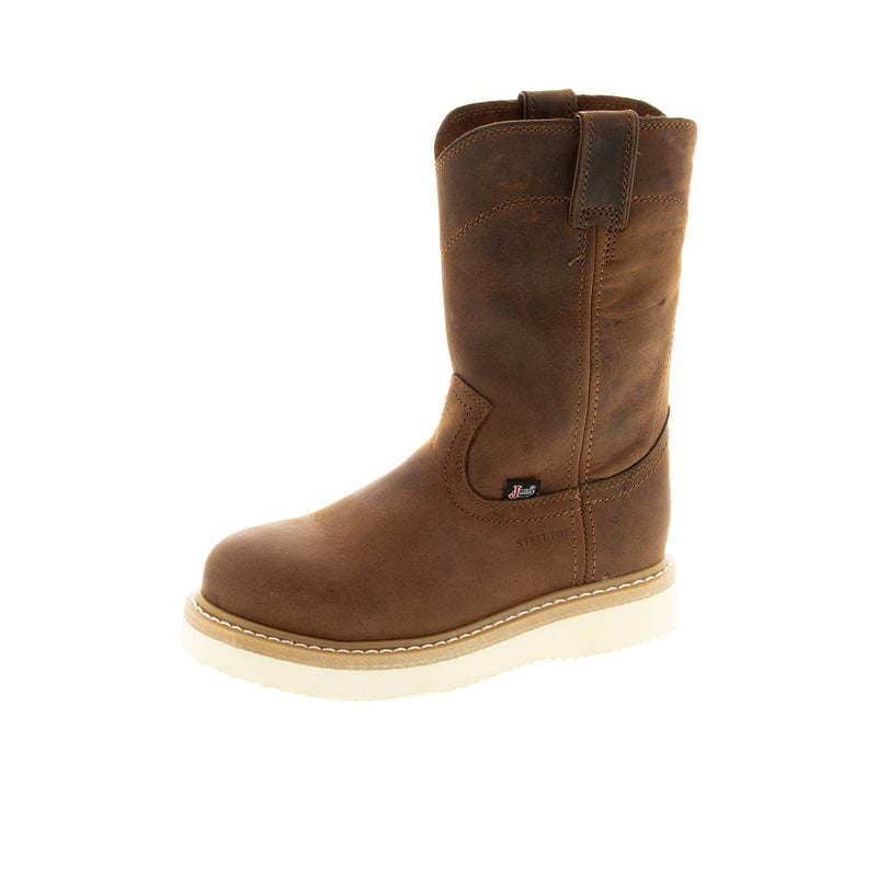 Load image into Gallery viewer, Justin RAM 10 Inch Wellington Steel Toe Left Angle View
