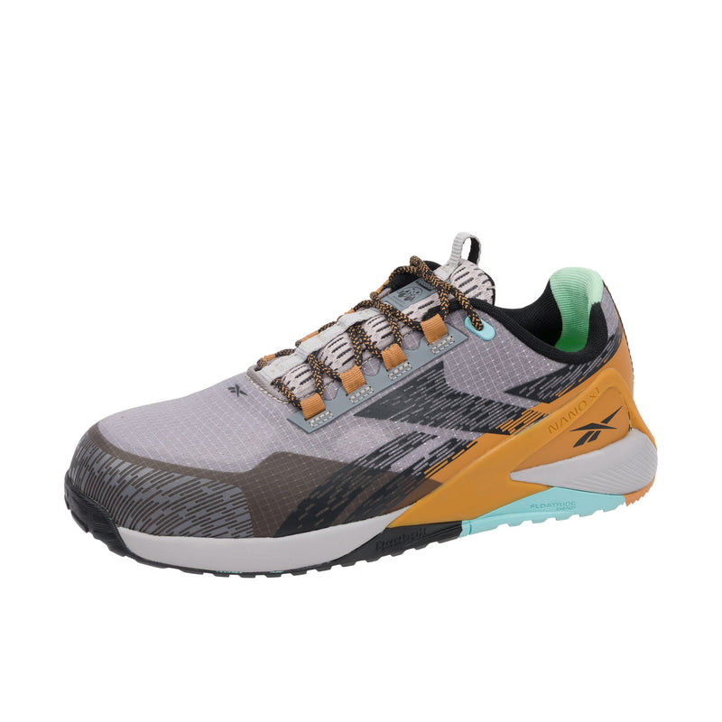 Load image into Gallery viewer, Reebok Work Nano X1 Adventure Work Composite Toe Silver Grey Clay Black
