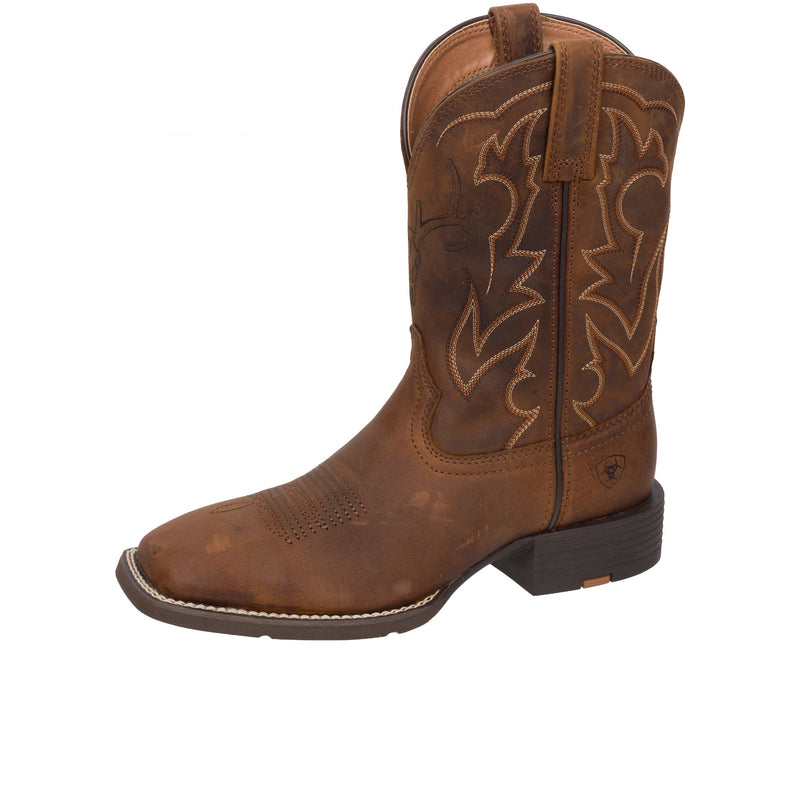 Load image into Gallery viewer, Ariat Sport Outdoor Wide Square Toe Distressed Brown
