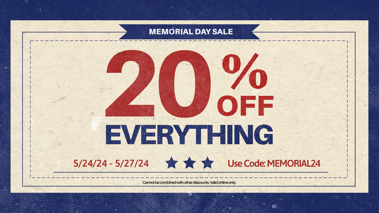 20% OFF WITH CODE MEMORIAL24