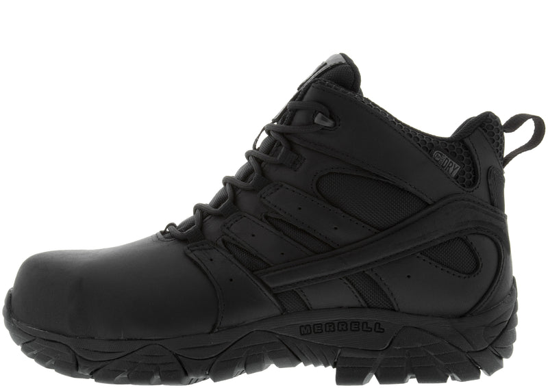 Load image into Gallery viewer, Merrell Work Moab 2 Mid Tactical Response Work Boot Composite Toe Black
