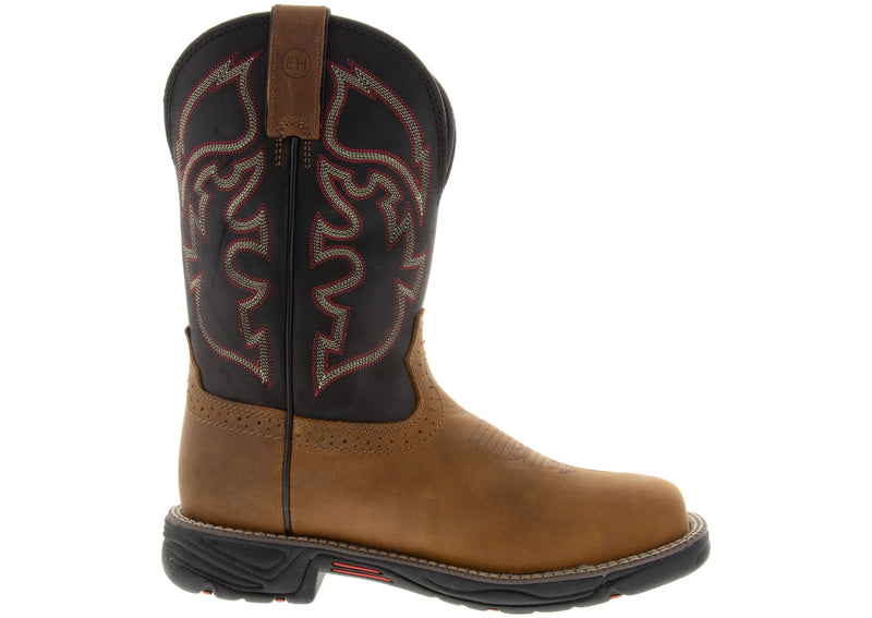 Load image into Gallery viewer, Justin Rush Steel Toe Saddle Tan
