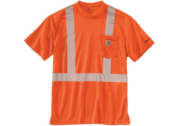 Carhartt High Visibility Short-Sleeve Class 2 T-Shirt Brite Orange